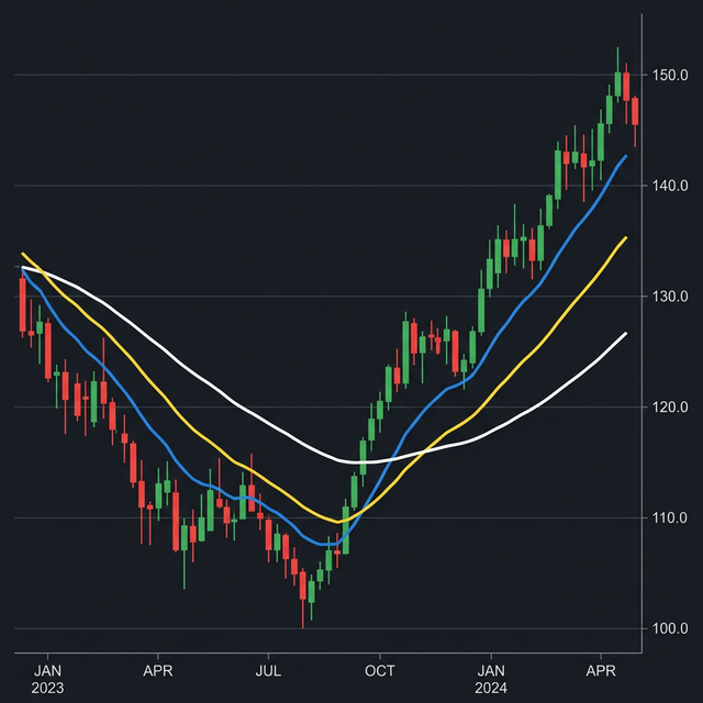 Gleitende Durchschnitte EMA 20 50 200 Golden Cross