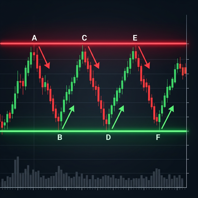Support und Widerstand Levels mit Bounce Points