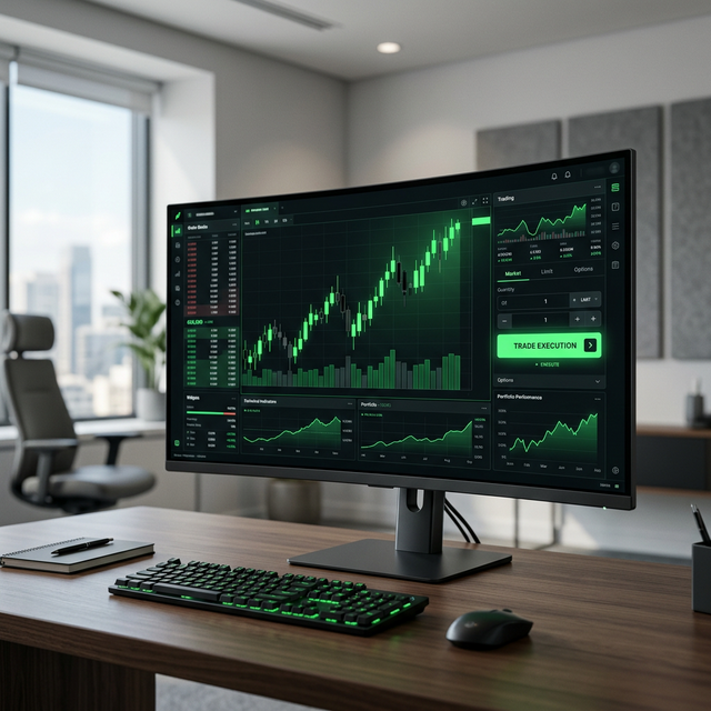 XTB xStation - Gruene Trading-Plattform mit Chartanalyse
